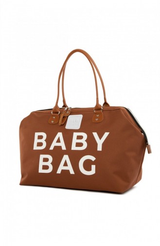 Bagmori Baby Bag Baskılı Bebek Bakım Çantası M000002169 Taba