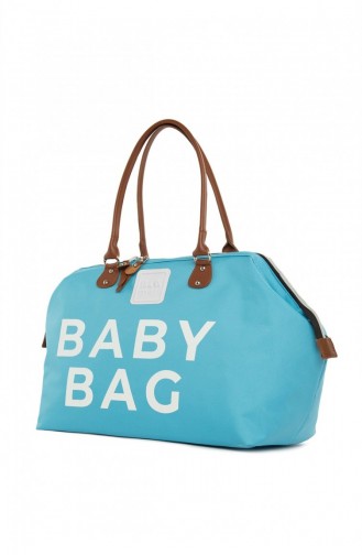 Bagmori Baby Bag Baskılı Bebek Bakım Çantası M000002169 Mavi