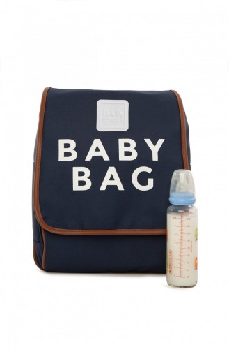 Bagmori Baby Bag Baskılı Kapaklı Sırt Çantası M000004709 Lacivert