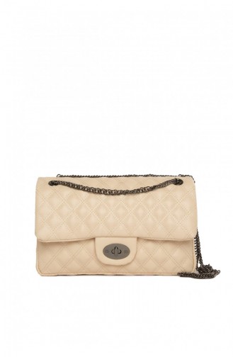 Creme Schultertasche 87001900044159