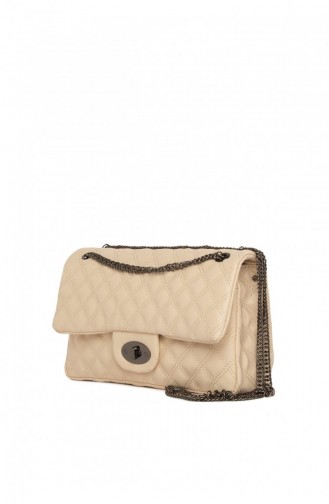 Creme Schultertasche 87001900044159