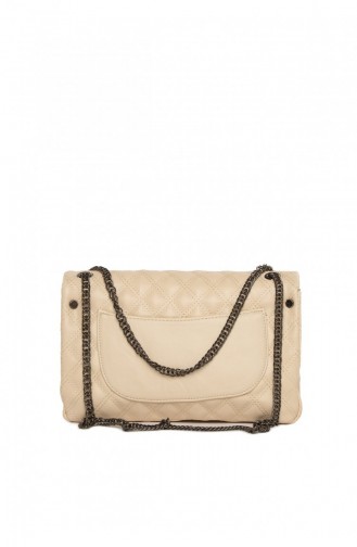 Creme Schultertasche 87001900044159