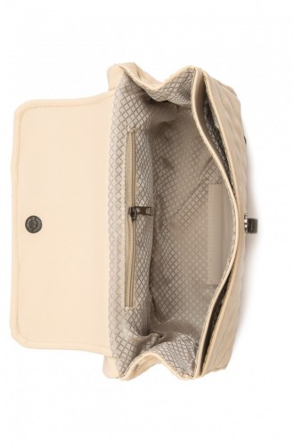 Creme Schultertasche 87001900044159