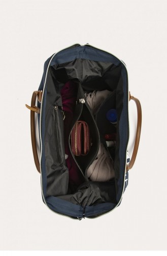 Dunkelblau Schultertasche 87001900037140