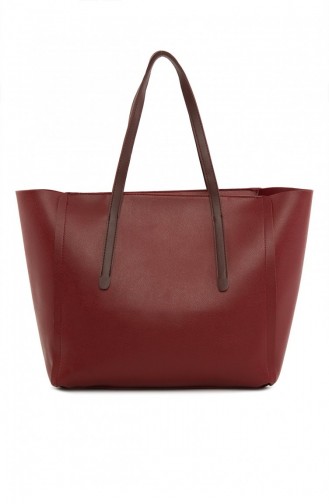 Claret red Shoulder Bag 87001900049844