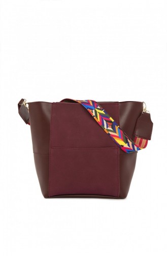 Claret Red Shoulder Bags 87001900046485