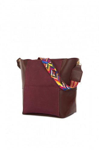 Claret Red Shoulder Bags 87001900046485