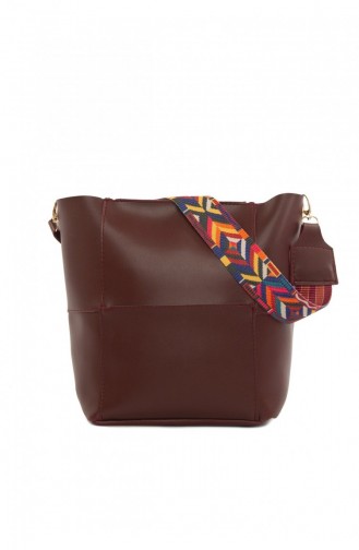 Weinrot Schultertasche 87001900040278