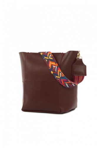 Claret Red Shoulder Bags 87001900040278