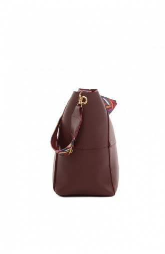 Claret Red Shoulder Bags 87001900040278