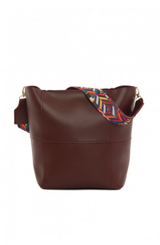 Claret Red Shoulder Bags 87001900040278