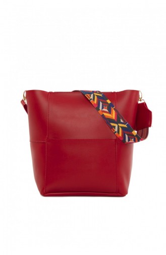 Rot Schultertasche 87001900039865