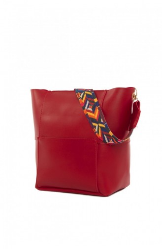 Rot Schultertasche 87001900039865