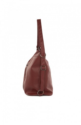 Claret red Shoulder Bag 87001900047536