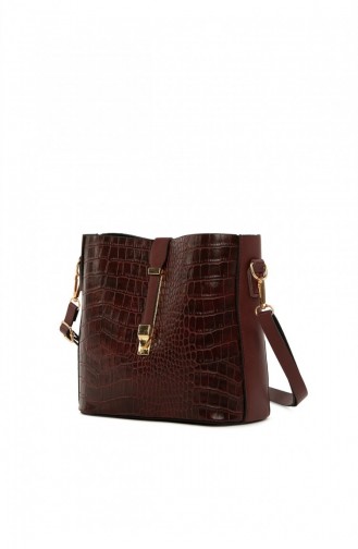 Claret red Shoulder Bag 87001900053281