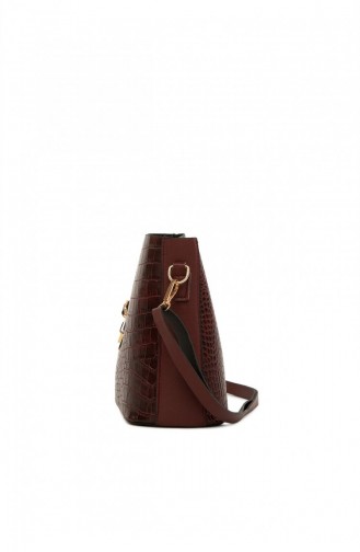 Claret red Shoulder Bag 87001900053281