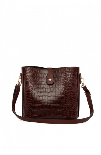 Claret Red Shoulder Bags 87001900053281