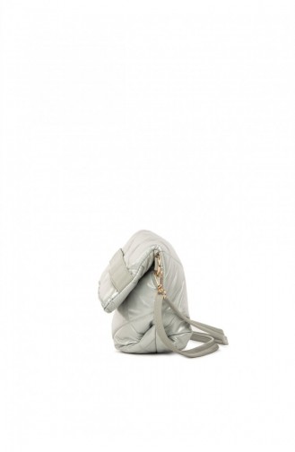 Silbergrau Schultertasche 87001900053500
