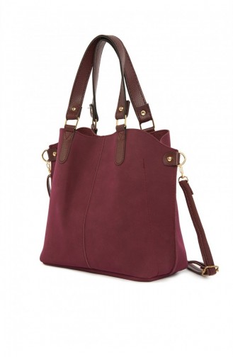 Claret red Shoulder Bag 87001900046096