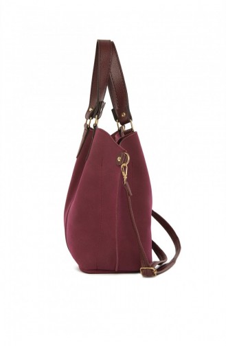 Claret red Shoulder Bag 87001900046096