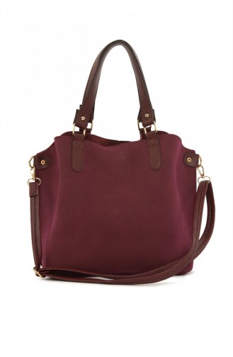 Claret red Shoulder Bag 87001900046096