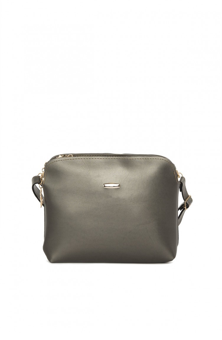bronze shoulder bag
