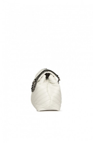Weiß Schultertasche 87001900052024