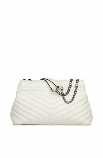 Weiß Schultertasche 87001900052024