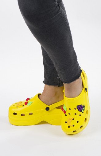 Yellow Summer slippers 01-03
