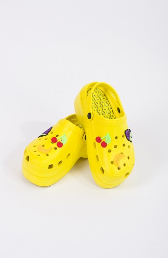 Yellow Summer slippers 01-03
