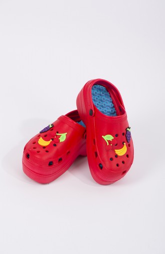 Red Summer slippers 01-06