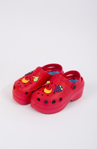 Red Summer slippers 01-06