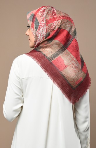 Claret red Hoofddoek 2518-09