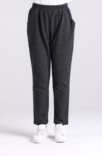 Smoke-Colored Track Pants 3100A-02