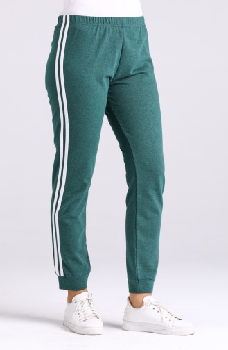 Sweatpants أخضر زمردي 3200-04