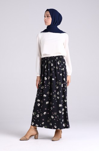 Navy Blue Skirt 1297-01