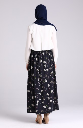 Navy Blue Rok 1297-01