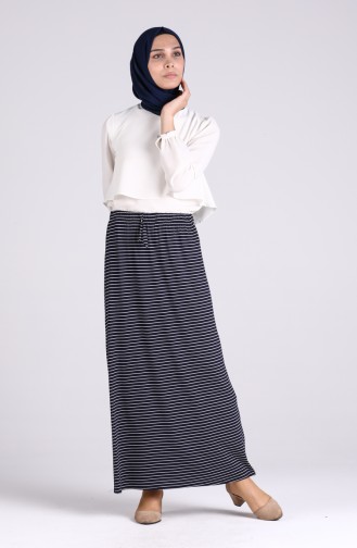 Navy Blue Rok 2082-04