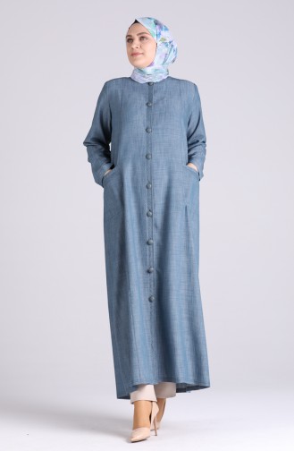 Jeansblau Abayas 1088-03