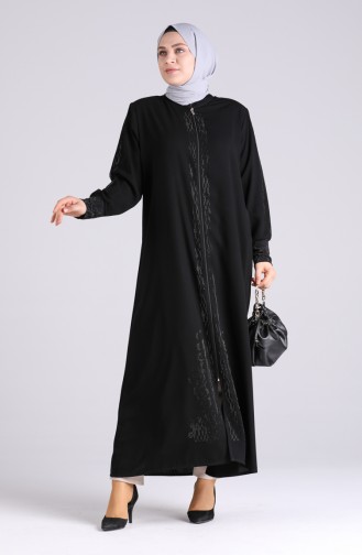 Schwarz Abayas 6243-01