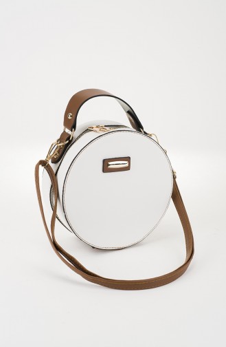 White Shoulder Bag 26-02