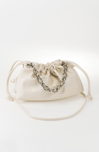 Cream Shoulder Bag 01-03