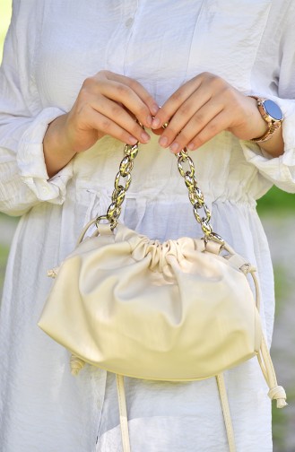 Cream Shoulder Bag 01-03