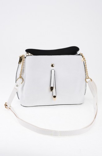 White Shoulder Bag 20-03
