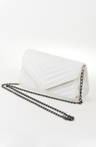 White Shoulder Bag 21-05