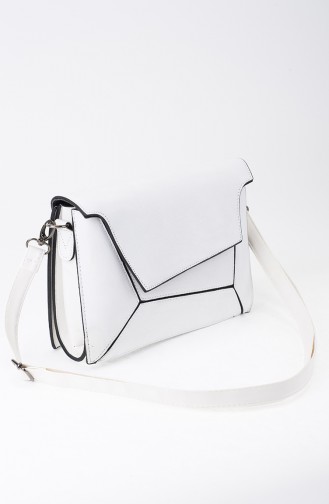 White Shoulder Bag 22-02