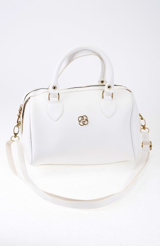 White Shoulder Bag 23-02