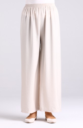 Elastic Wide Leg Trousers 2000-07 Beige 2000-07