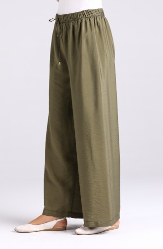 Wide Leg Summer Pants 2081-05 Khaki 2081-05