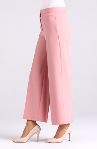 Flared Summer Trousers 1108-09 Powder 1108-09